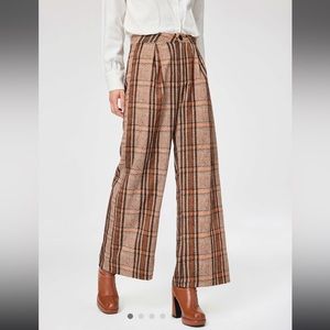CIDER Striped Corduroy Wide Leg Trousers